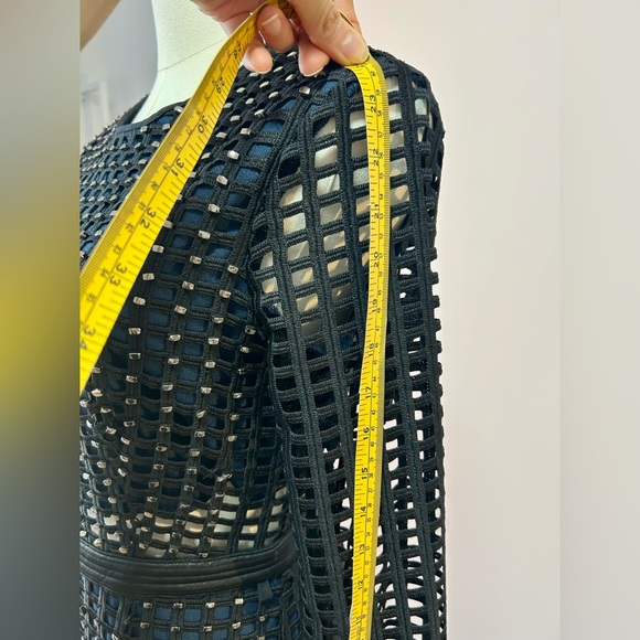 Topshop black & navy dress - Picture 12 of 16